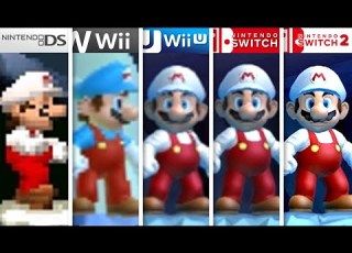 New Super Mario Bros DS Vs Wii Vs Wii U Vs Switch Vs Switch 2 4K Full Graphics Comparison