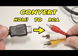  HDMI To RCA How To Convert