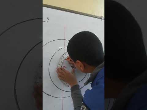 كيفية رسم العلم الوطني الجزائري بالمقاييس قناة ابداع الاستاذ زخروف صالح