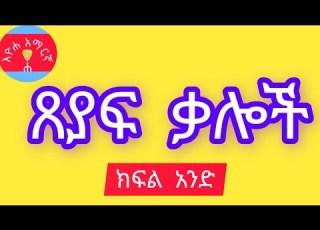 ጸያፍ ቃሎች Tseyaf Kaloch አማርኛ የአማርኛ ቋንቋ ትምህርት Amharic Amharic Lanuage Lesson Linguistics አየተሳሳተ አነጋገር