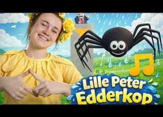  Lille Peter Edderkop Børnesang Med Fagter