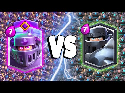 EVOLVED MEGA KNIGHT Vs MEGA KNIGHT Clash Royale Challenge