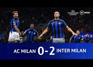  AC Milan Vs Inter 0 2 Nerazzurri Hold The Advantage Champions League Highlights