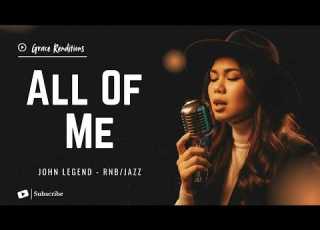 All Of Me John Legend Female RNB Jazz Cover Lyric Video