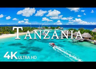  FLYING OVER TANZANIA 4K UHD Soothing Music Along With Beautiful Nature Video 4K Video ULTRA HD