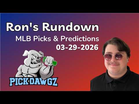 MLB Picks Predictions Today 3 29 26 Ron S Rundown