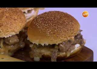  سندوتش ستيك بالجبنة عمر اسماعيل