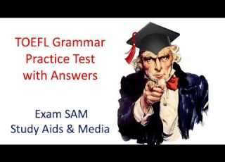 TOEFL Grammar Practice Test With Answers Explanations TOEFL Grammar Lesson