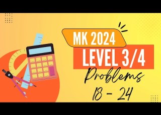 2024 Math Kangaroo Level 3 4 Problems 18 24