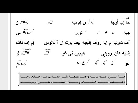 لحن فاي ايطاف انف تعليمي الجزء الأخير للمعلم كيرلس سعد