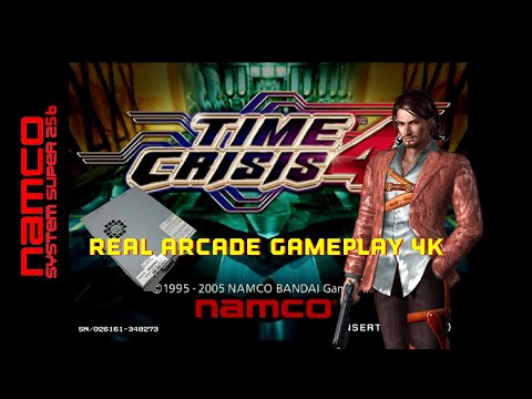 Time Crisis 4 Real Arcade Captured Gameplay 4K 60 FPS Not PS3 Or MAME