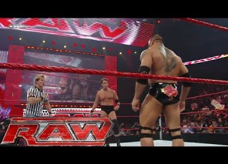  Batista Vs JBL 1 Contenders Match Chris Jericho As Special Guest Referee RAW Oct 06 2008