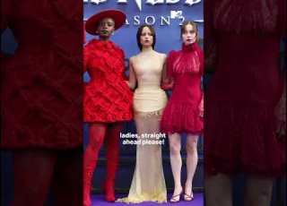  Joy Sunday Jenna Ortega And Emma Myers At The Wednesday Season Two Premiere Looking Flawless
