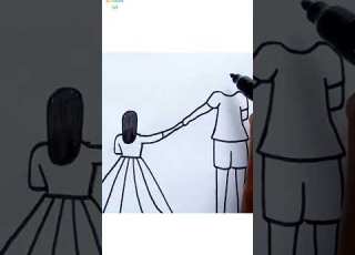  Easy Brother And Sister Drawing Subscribe Shorts