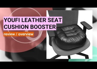 Reviewing The YOUFI Extra Thick Leather Seat Cushion Boost Your Office Chair Comfort