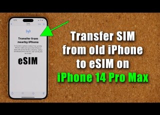  How To Transfer SIM Card From Old IPhone To ESIM On IPhone 14 Pro Max Magic