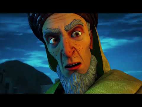 معجزة حبيب الله سيدنا محمد عليه الصلاة والسلام وانشقاق القمر امام الكفار