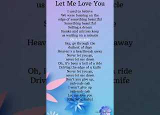 DJ Snake Ft Justin Bieber Let Me Love You Lyrics Shorts