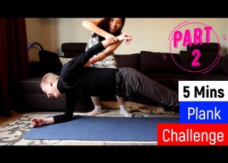 5 Minutes Plank Challenge With Tickle Part 2 Partner S Turn Now