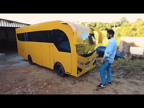 Full Video 90 Days Building A Wooden Bus