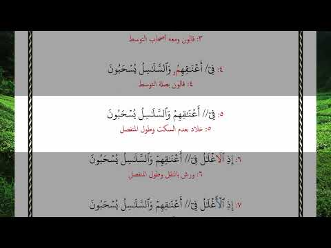إذ الأغلال في أعناقهم والسلاسل يسحبون 71 آية بالقراءات العشر الصغرى من سورة غافر فايق البصري إذ الأغلال في أعناقهم والسلاسل يسحبون 71 آية بالقراءات العشر الصغرى من سورة غافر فايق البصري