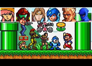 Super Mario Bros 1 SNES All New Characters Super Mario Crossover ᴴᴰ