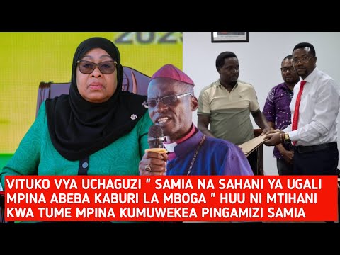 ASKOFU MKUU ANENA MAZITO MPINA KUMUWEKEA PINGAMIZI SAMIA KUGOMBEA URAIS HUKU NAYEYE AKIPINGWA NA CCM ASKOFU MKUU ANENA MAZITO MPINA KUMUWEKEA PINGAMIZI SAMIA KUGOMBEA URAIS HUKU NAYEYE AKIPINGWA NA CCM
