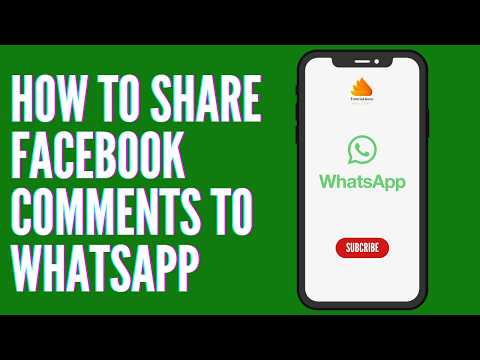 How To Share Facebook Comments To WhatsApp