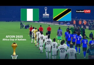 NIGERIA Vs TANZANIA Africa Cup Of Nations 2025 AFCON Full Match All Goals Simulation PES