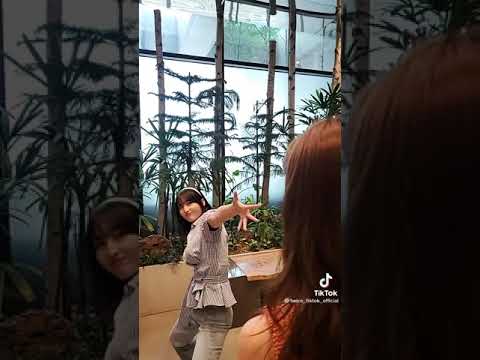 Momo And Nayeon Doing Tiktok Challenge TWICE Twice Momo Nayeon Namo Jyptwice Tiktokchallenge