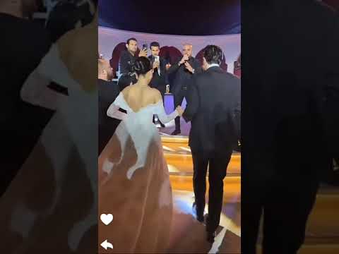 عرس نارين بيوتي ورامي ولعت الأجواء رقص نارين مع رامي الرقصة الأولى شوفو اجوا الحماسية