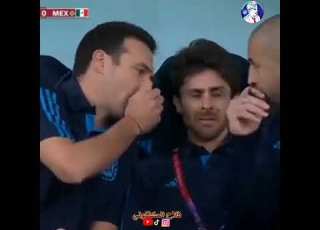 بكاء مساعد المدرب بابلو ايمار بعده هدف ميسي