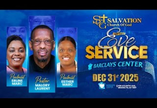 Crossover New Year Service 12 31 25 Salvation Church Of God Pasteur Malory Laurent