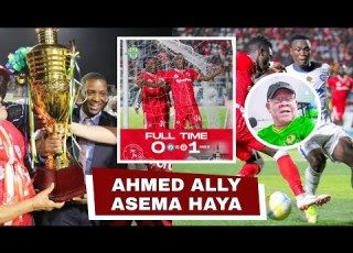 Mbwembwe Za Msemaji Wa Simba Ahmed Ally Baada Ya Simba Kutwaa Ubingwa Wa Kombe La Mapinduzi