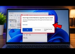  How To FIX Smart App Control Blocked An App That May Be Unsafe In Windows Problem