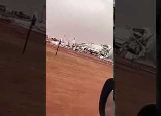 العاصفة التي اجتاحت مزاين الآبل في رماح