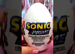  ASMR UNBOXING Sonic Prime Candy Egg Review Shorts Asmr Sonic Candy Egg Asmrfood Trending