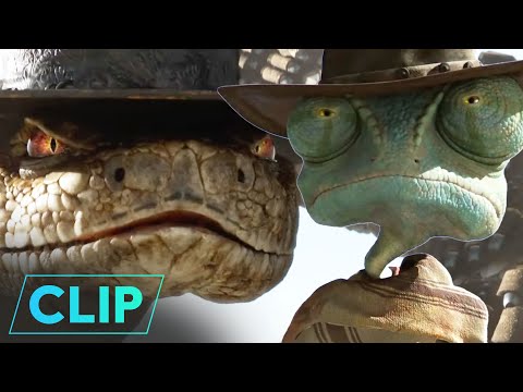 Rango 2011 Final Showdown Johnny Depp Abigail Breslin Bill Nighy