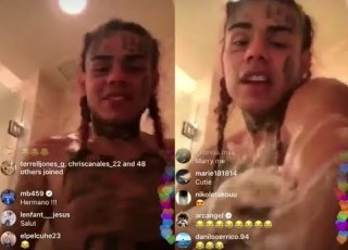 6ix9ine Transmits Live From Your Bathroom