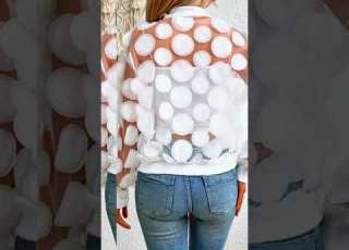  جاكيت نسائي شفاف م زين بالتطريز جاكيت ازياء ازياء ابلور قمصان Fashion ترند قابس ت