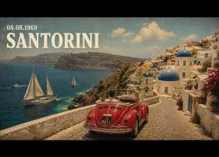 Santorini 1969 Summer Old Money On The Aegean Sea 1 Hour Greek Easy Listening