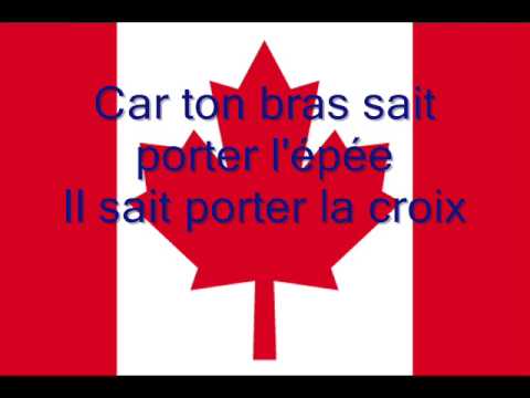 Hymne National Du Canada En Français