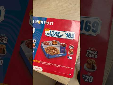 169rs Mai Full Lunch Feast Domino S Foodblogger Foodreview Foodie Subscribe