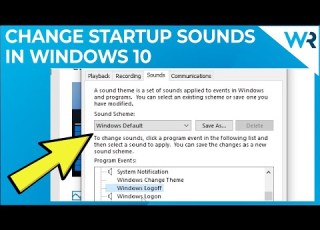 How To Change The Windows 10 Startup Or Shutdown Sounds
