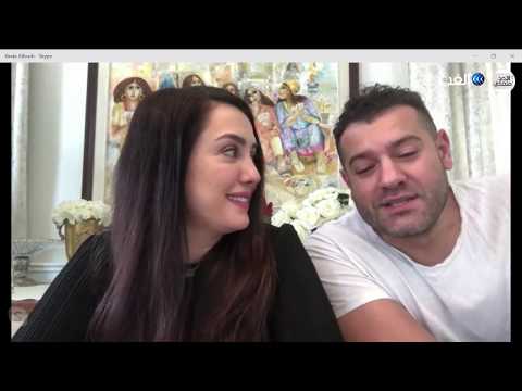 شاهد عمرو يوسف يفاجىء كندة علوش بقبلة على الهواء ورسالة دعم لها