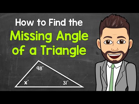Finding The Missing Angle Of A Triangle A Step By Step Guide Triangles Math With Mr J