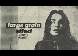 Large Grain Photocopy Effect In Adobe Photoshop