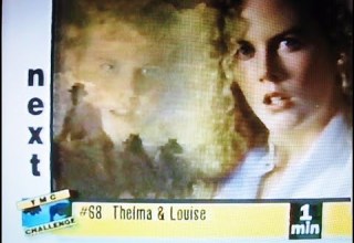 1993 THE MOVIE CHANNEL CHALLENGE Lead In To Thelma Louise Louisville KY Cable TV