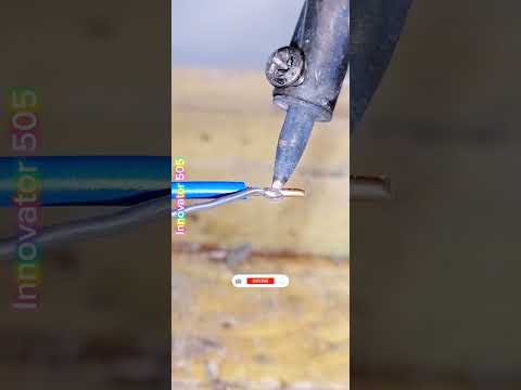شاهد كيف تجعل اللحام يلتصق بالأسلاك النحاسية