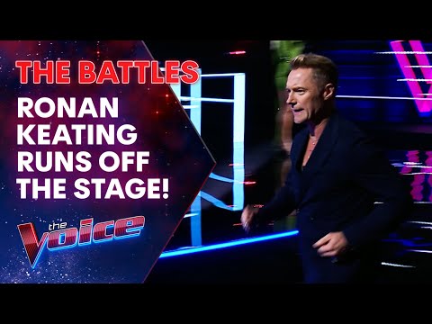 Ronan Keating RUSHES Off The Voice Stage The Battles 2025 The Voice Australia